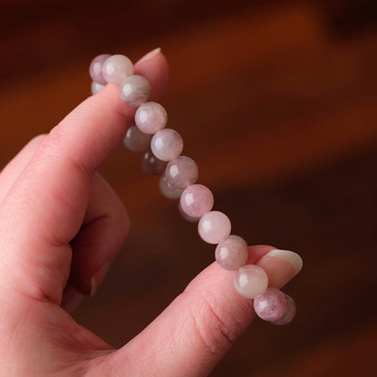 Lavender Rose Quartz Bracelet | Crystal Stretch Bracelet