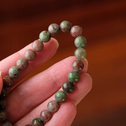 Eclogite Bracelet | Eclogite Garnet Crystal Bracelet