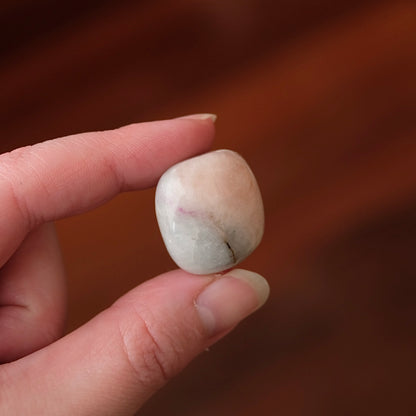Bicolour Morganite & Aquamarine Tumble | Tumbled Crystal