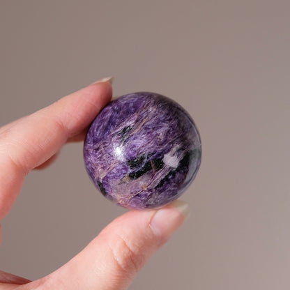 Purple Charoite Sphere | Charoite Crystal Sphere
