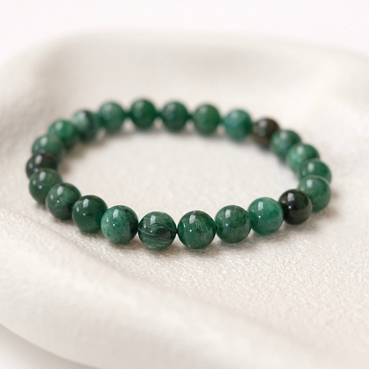 Green Fuchsite Bracelet | Crystal Stretch Bracelet
