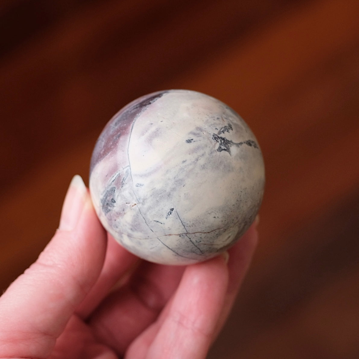 Porcelain Jasper Sphere | Rare Jasper Crystal Sphere