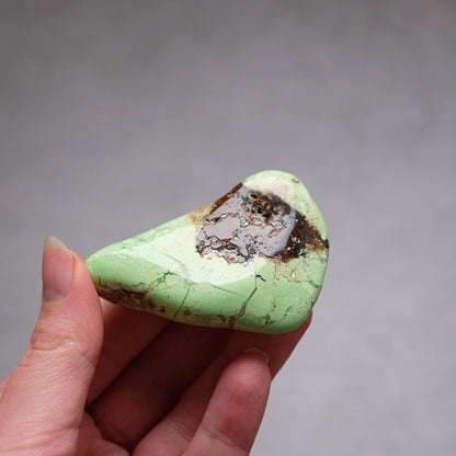 Lime Magnesite | Lemon Chrysoprase Crystal Freeform