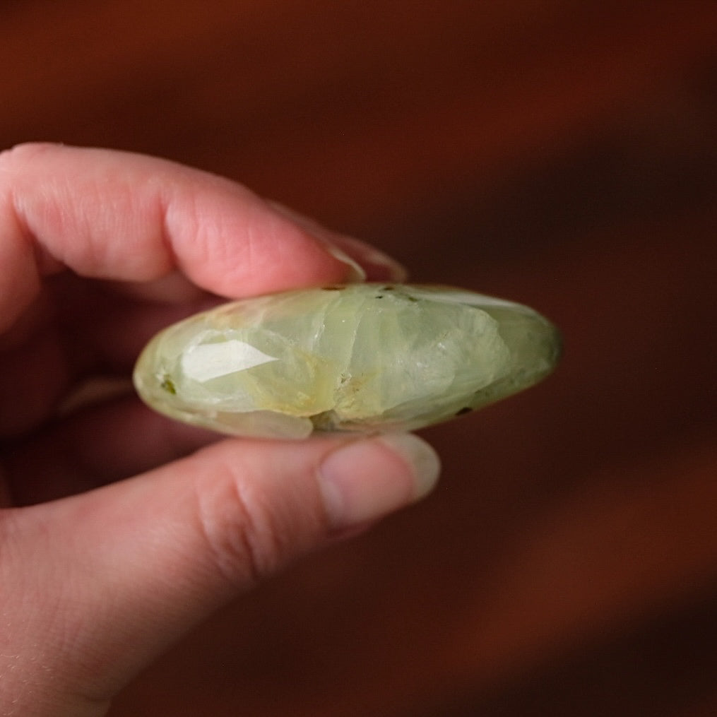 Prehnite Palm | Prehnite Crystal Palm