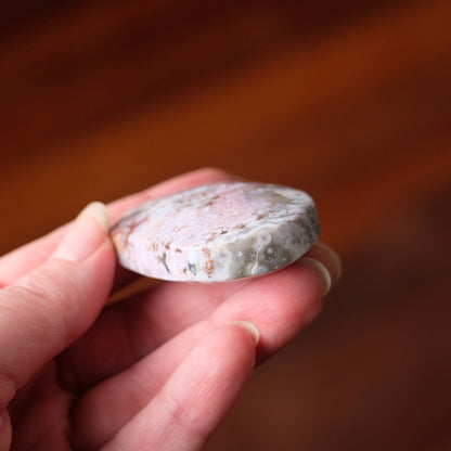Ocean Jasper Palm | Sea Jasper Crystal Palmstone