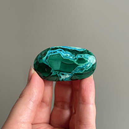 Malachite Palm | Malachite Chrysocolla Crystal Palm