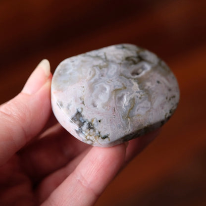 Ocean Jasper Palm | Sea Jasper Crystal Palmstone