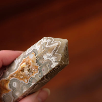 Crazy Lace Agate Tower | Lace Agate Crystal Point