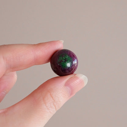 Natural Ruby Sphere | Ruby Zoisite Crystal Sphere