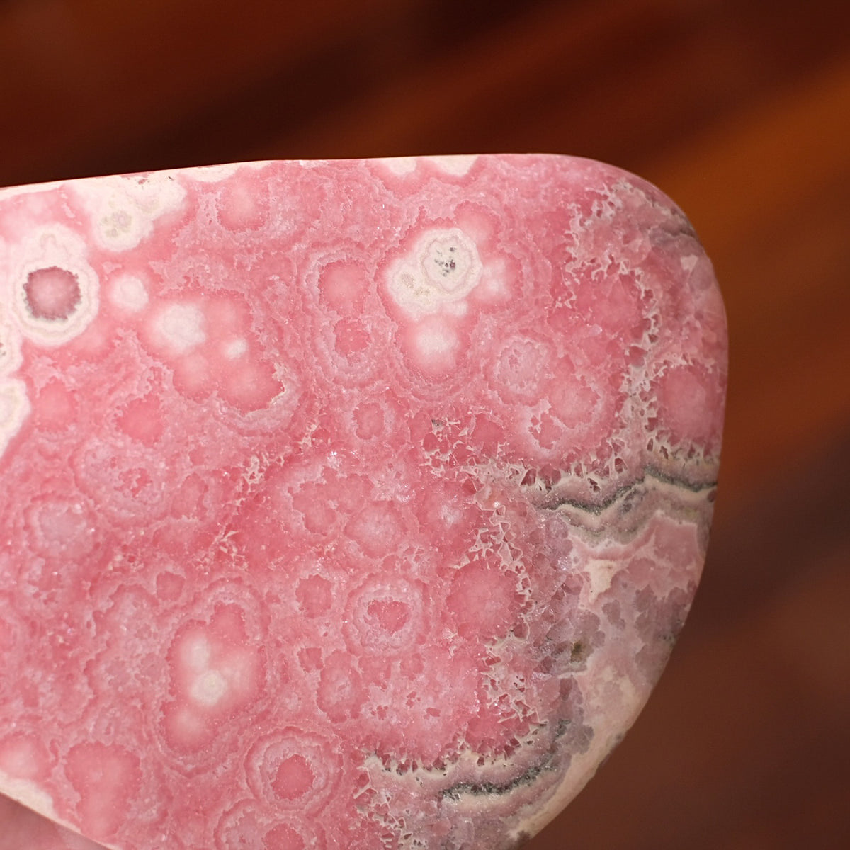 Rhodochrosite Freeform | Polished Rhodochrosite Crystal A