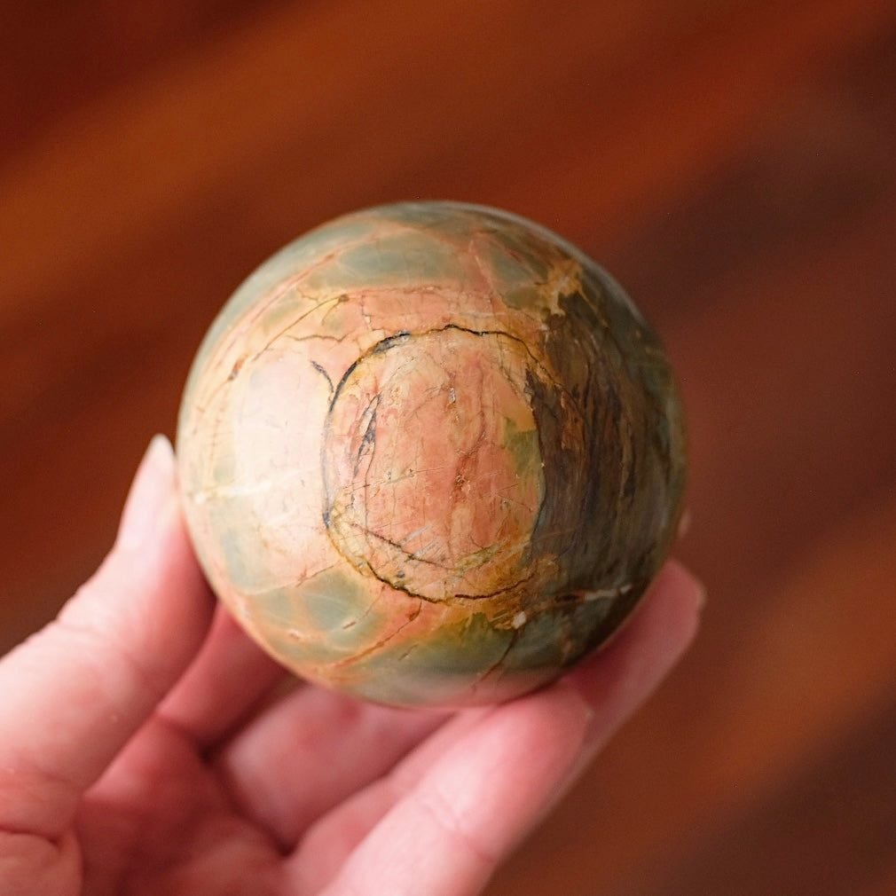 Cherry Creek Jasper Sphere | Jasper Crystal Sphere