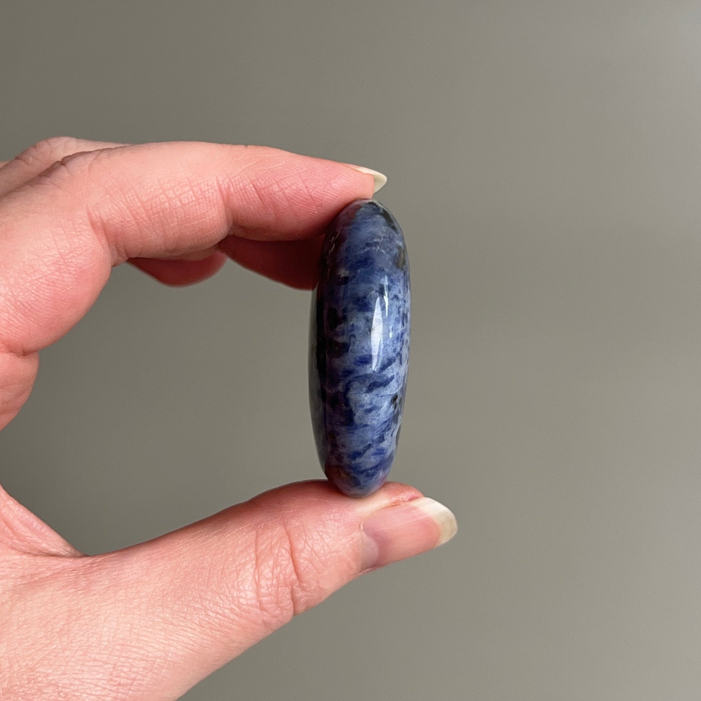 Sodalite Palm | Blue Sodalite Crystal Palm Stone