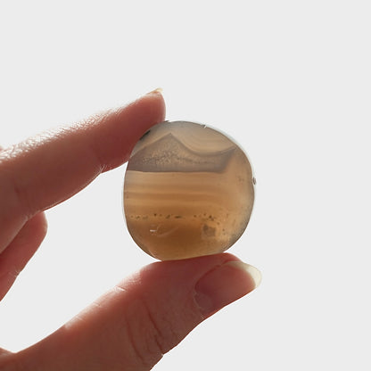 Agate Pocket Stone | Quartz + Agate Crystal Tumble