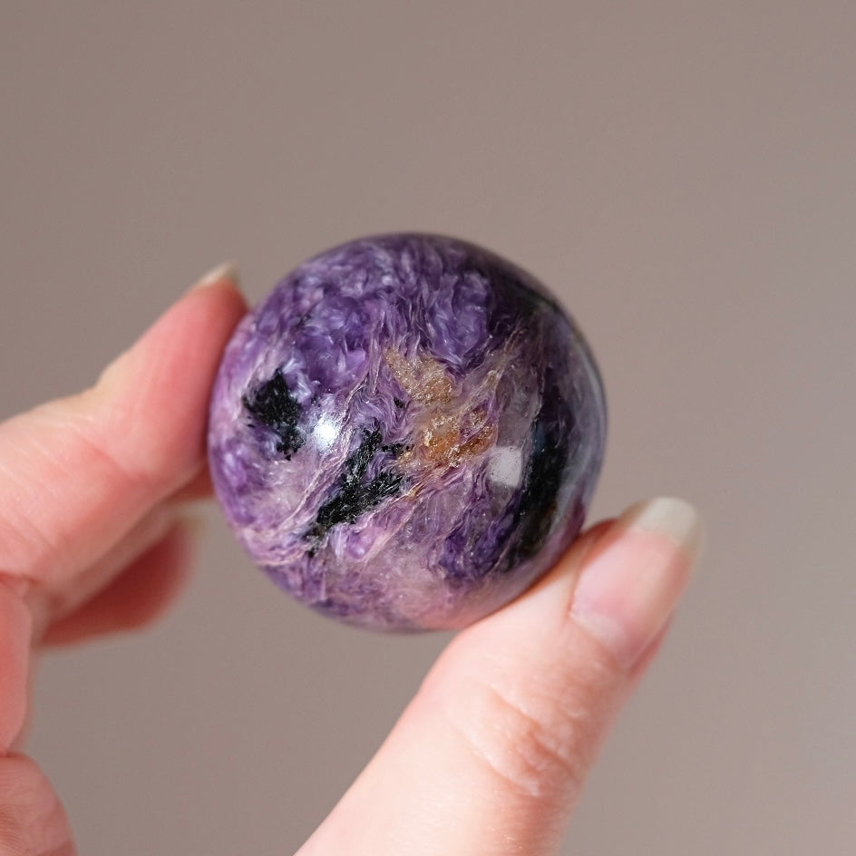 Purple Charoite Sphere | Charoite Crystal Sphere