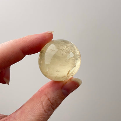 Honey Calcite Sphere | Golden Optical Calcite Crystal Sphere