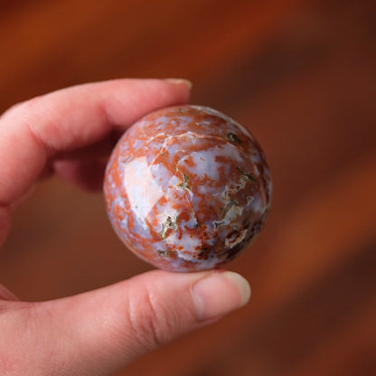 Ocean Jasper Sphere | Colourful Ocean Jasper Crystal Sphere