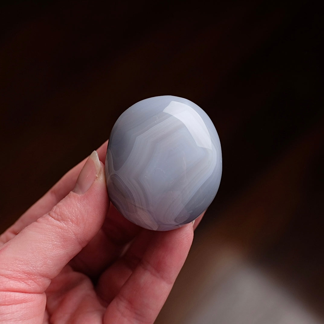 Banded Agate Palm | Agate Crystal Palm Stone