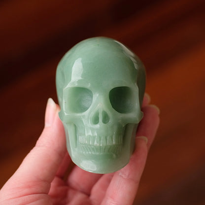 Green Aventurine Crystal Skull | Aventurine Skull