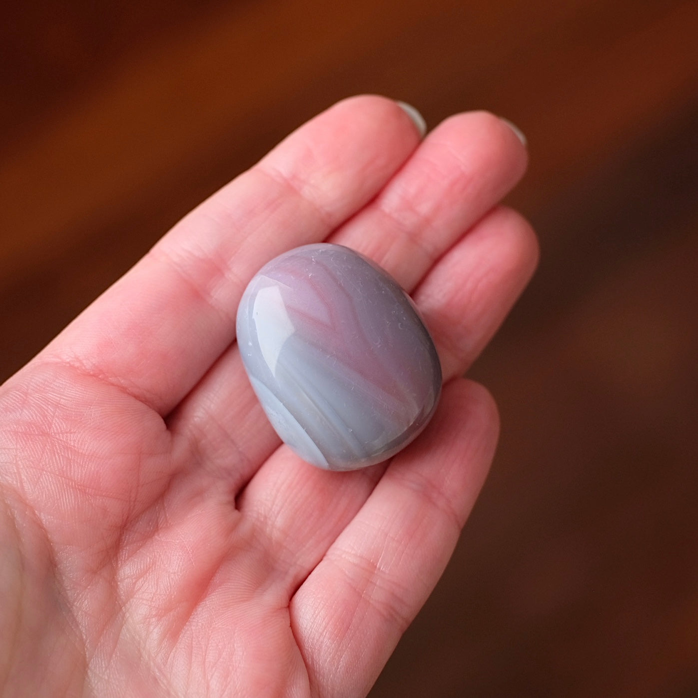 Swazi Agate Tumble | Mozambique Agate Tumbled Crystal