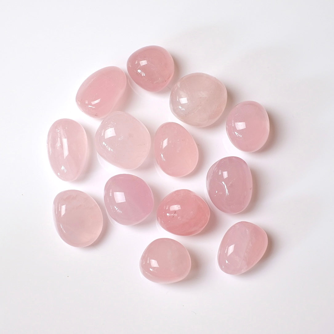 Rose Quartz Tumbles | Star Rose Quartz Tumbled Crystal