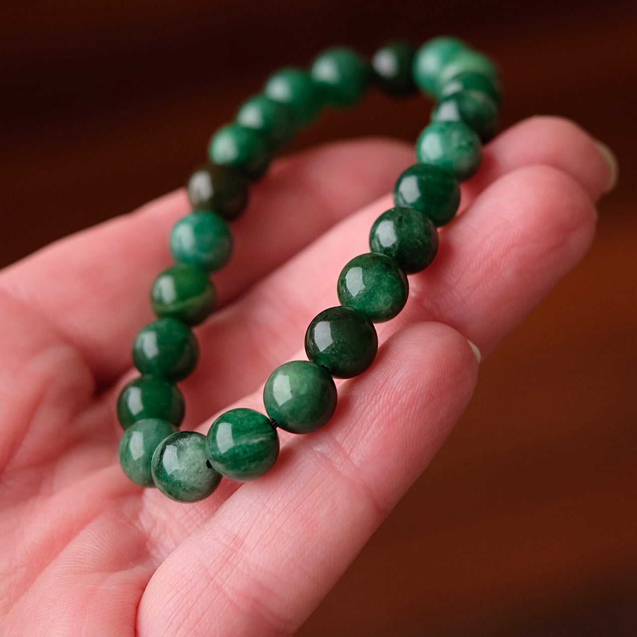 Green Fuchsite Bracelet | Crystal Stretch Bracelet
