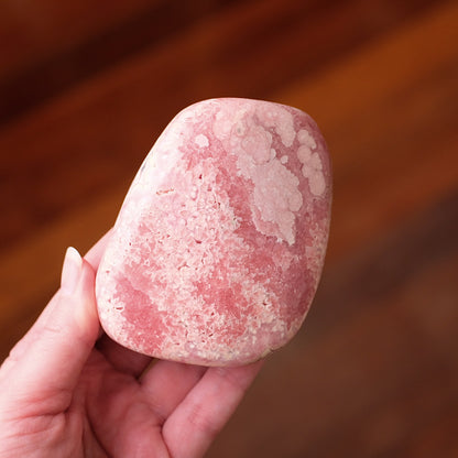 Rhodochrosite Freeform | Polished Rhodochrosite Crystal B