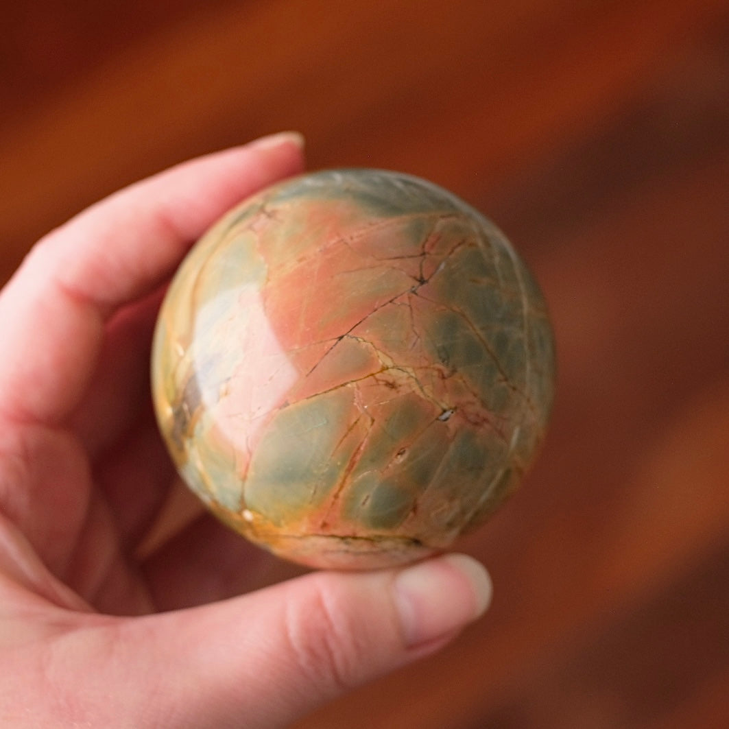 Cherry Creek Jasper Sphere | Jasper Crystal Sphere