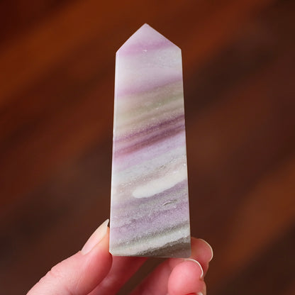 Silky Fluorite Crystal Tower | Fluorite Obelisk Point