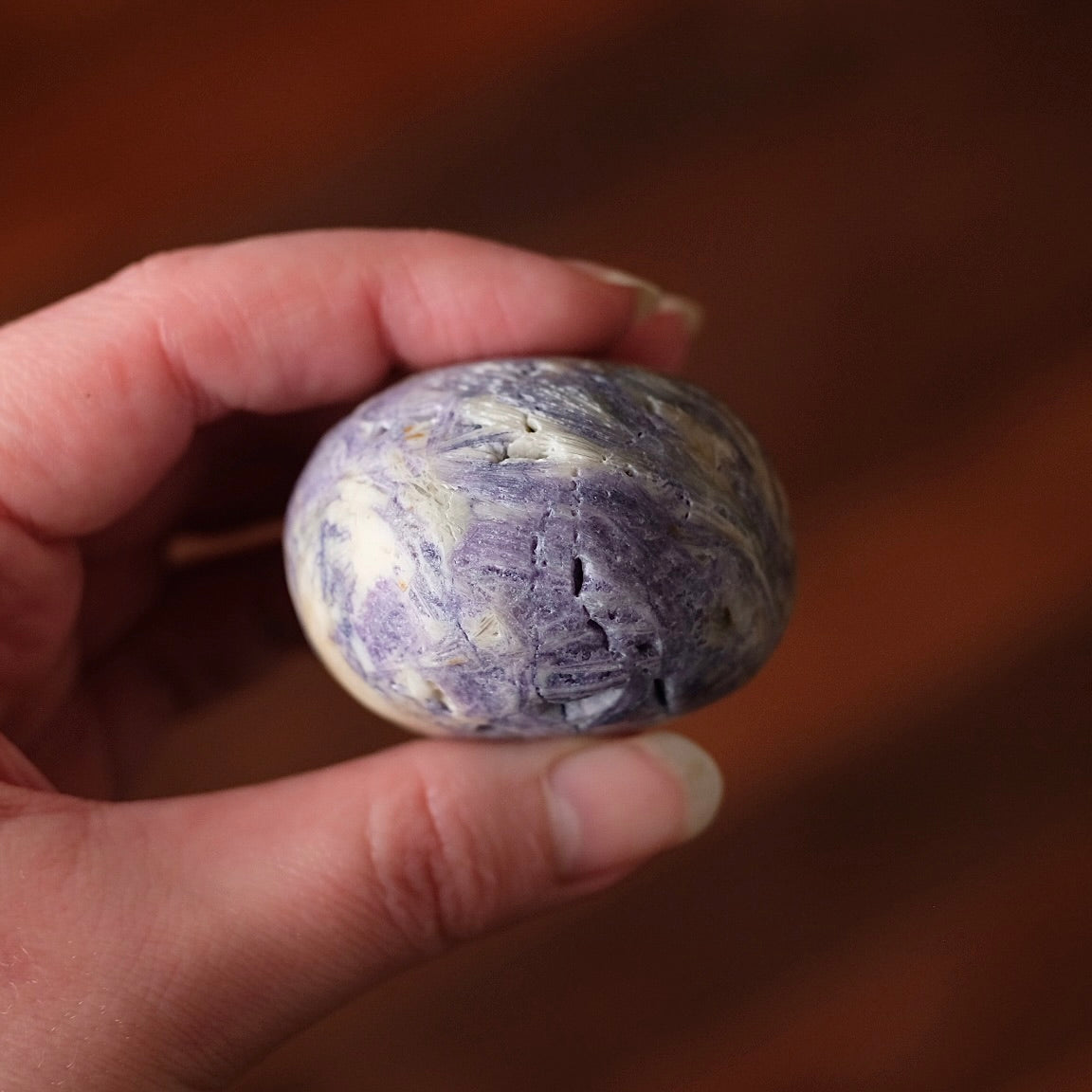 Opalized Sagenitic Fluorite Palm | Crystal Palmstone