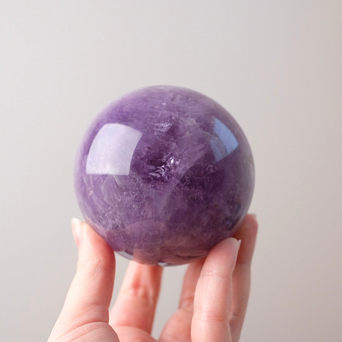 Large Amethyst Sphere | Amethyst Crystal Sphere