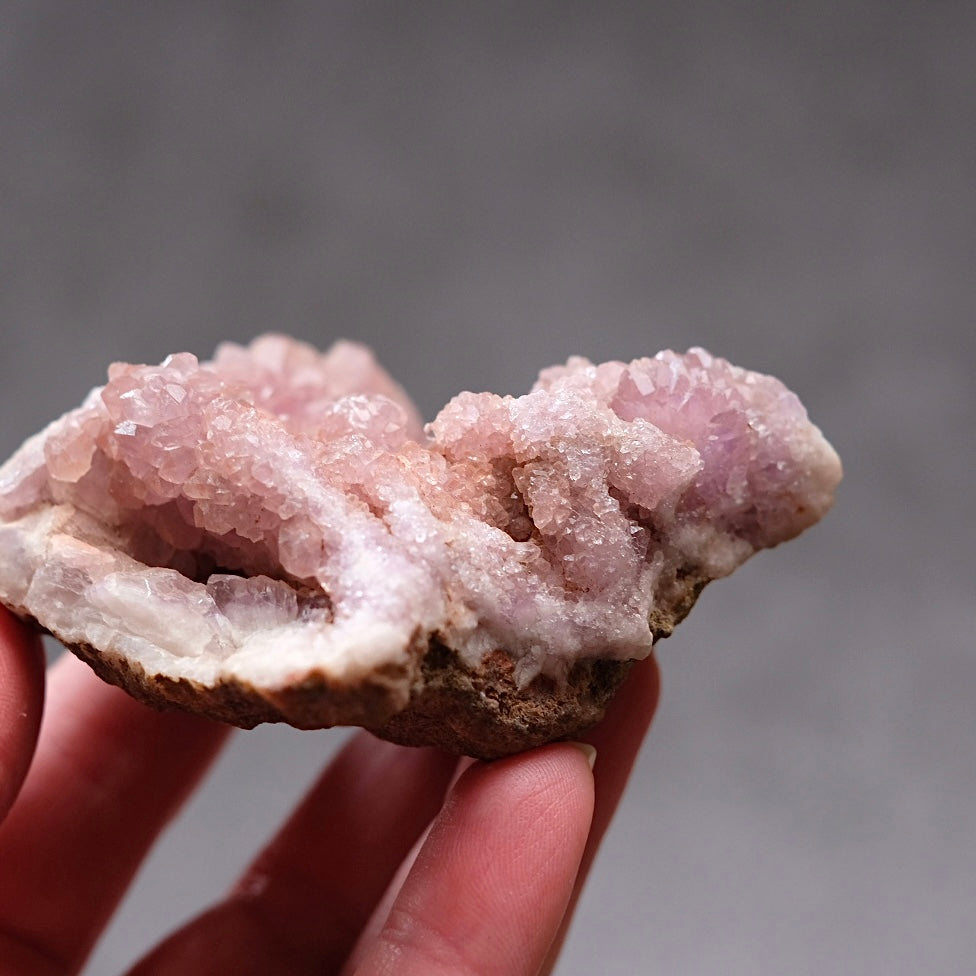 Pink Amethyst Cluster | Patagonia Pink Amethyst Natural Crystal Geode