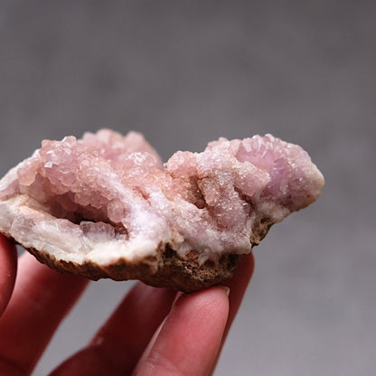 Pink Amethyst Cluster | Patagonia Pink Amethyst Natural Crystal Geode