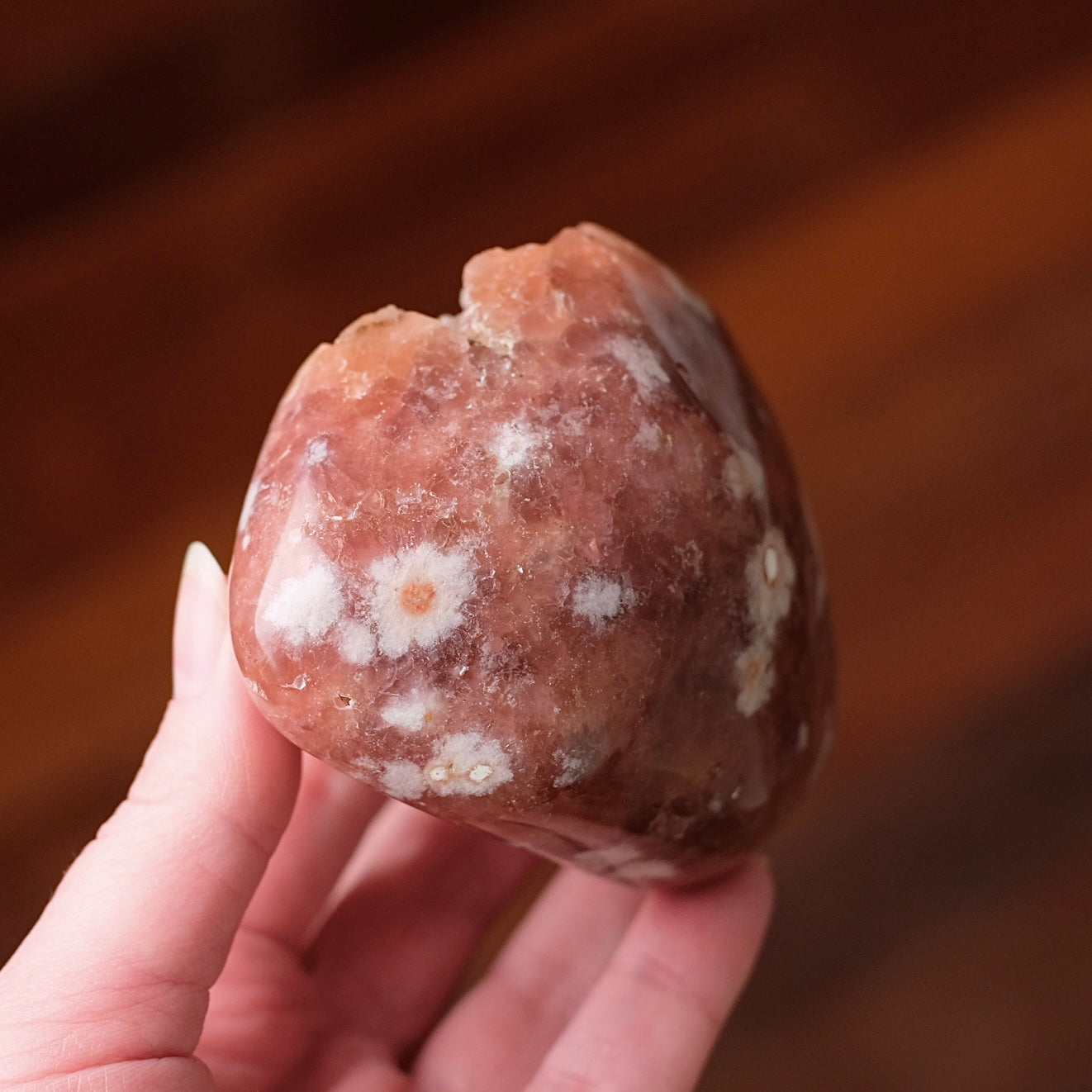 Raspberry Pink Amethyst Geode | Polished Pink Amethyst Crystal Specimen 9