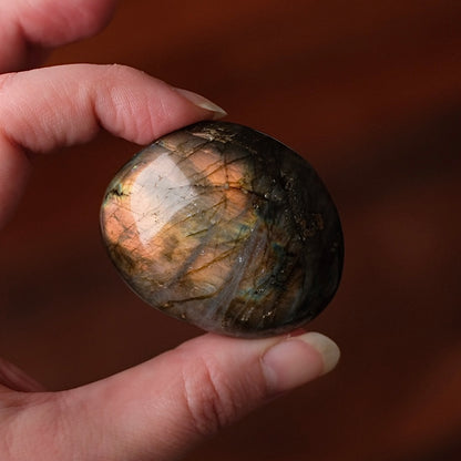 Labradorite Palm | Orange Labradorite Crystal Palm