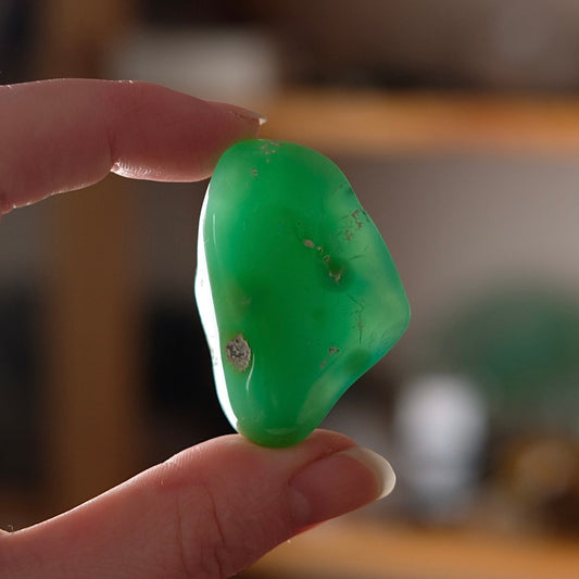 Australian Chrysoprase Freeform | Polished Chrysoprase Crystal