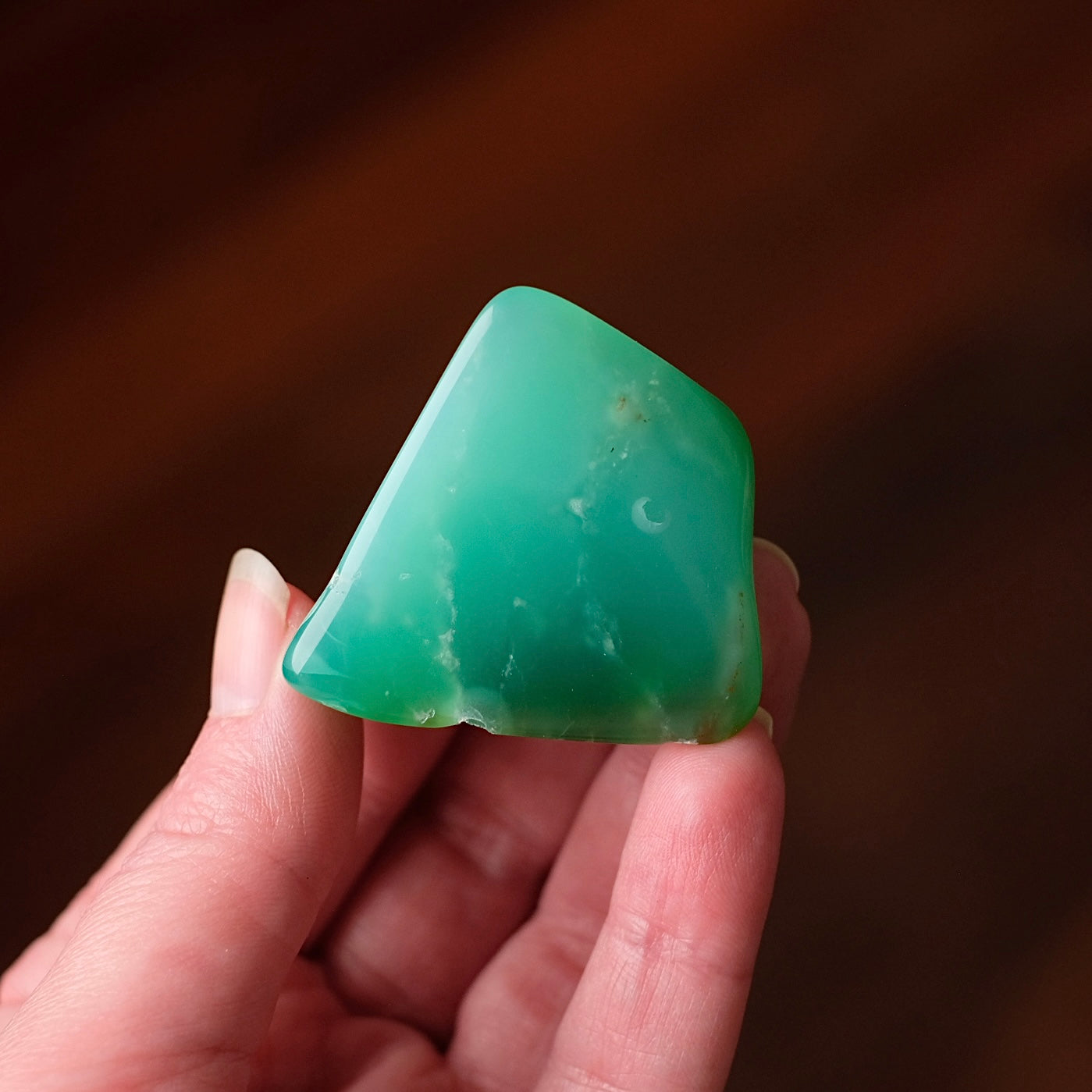 Australian Chrysoprase Freeform | Polished Chrysoprase Crystal
