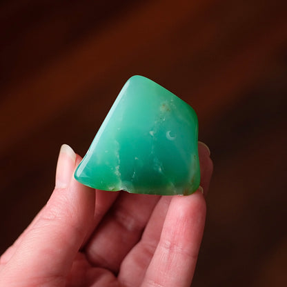 Australian Chrysoprase Freeform | Polished Chrysoprase Crystal