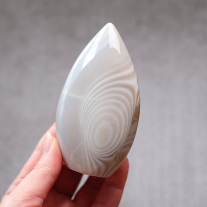 Flint Freeform | Banded Flint Crystal Flame