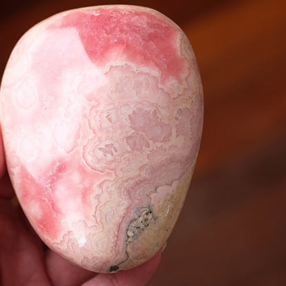 Rhodochrosite Freeform | Polished Rhodochrosite Crystal H