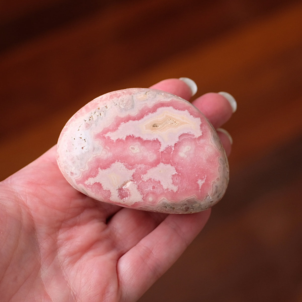 Rhodochrosite Freeform | Polished Rhodochrosite Crystal C