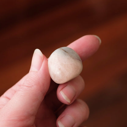 Bicolour Morganite & Aquamarine Tumble | Tumbled Crystal