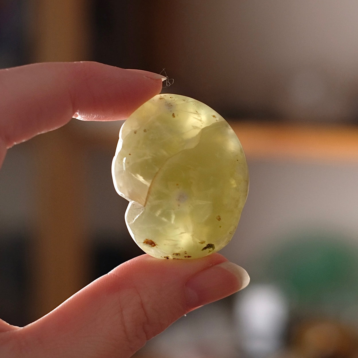 Australian Prehnite Freeform | Polished Prehnite Crystal