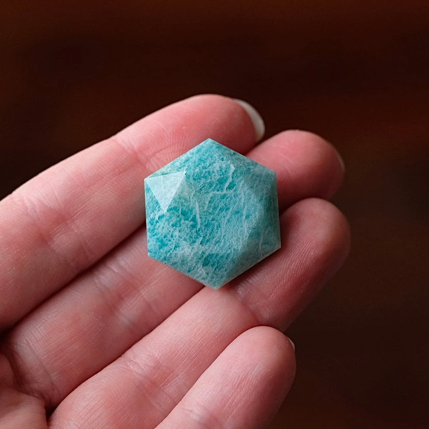 Amazonite Hexagon | Crystal Jewel | Star of David