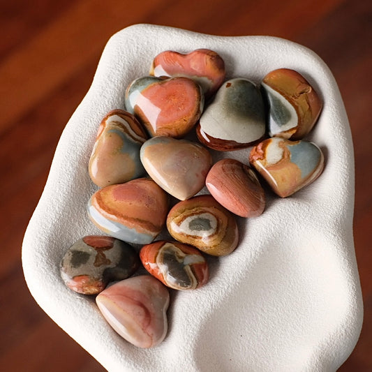 You Choose! Polychrome Jasper Hearts | Jasper Crystal Heart