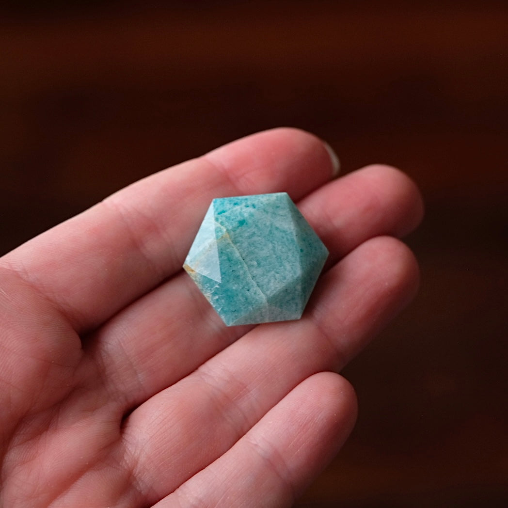 Amazonite Hexagon | Crystal Jewel | Star of David