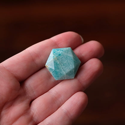 Amazonite Hexagon | Crystal Jewel | Star of David