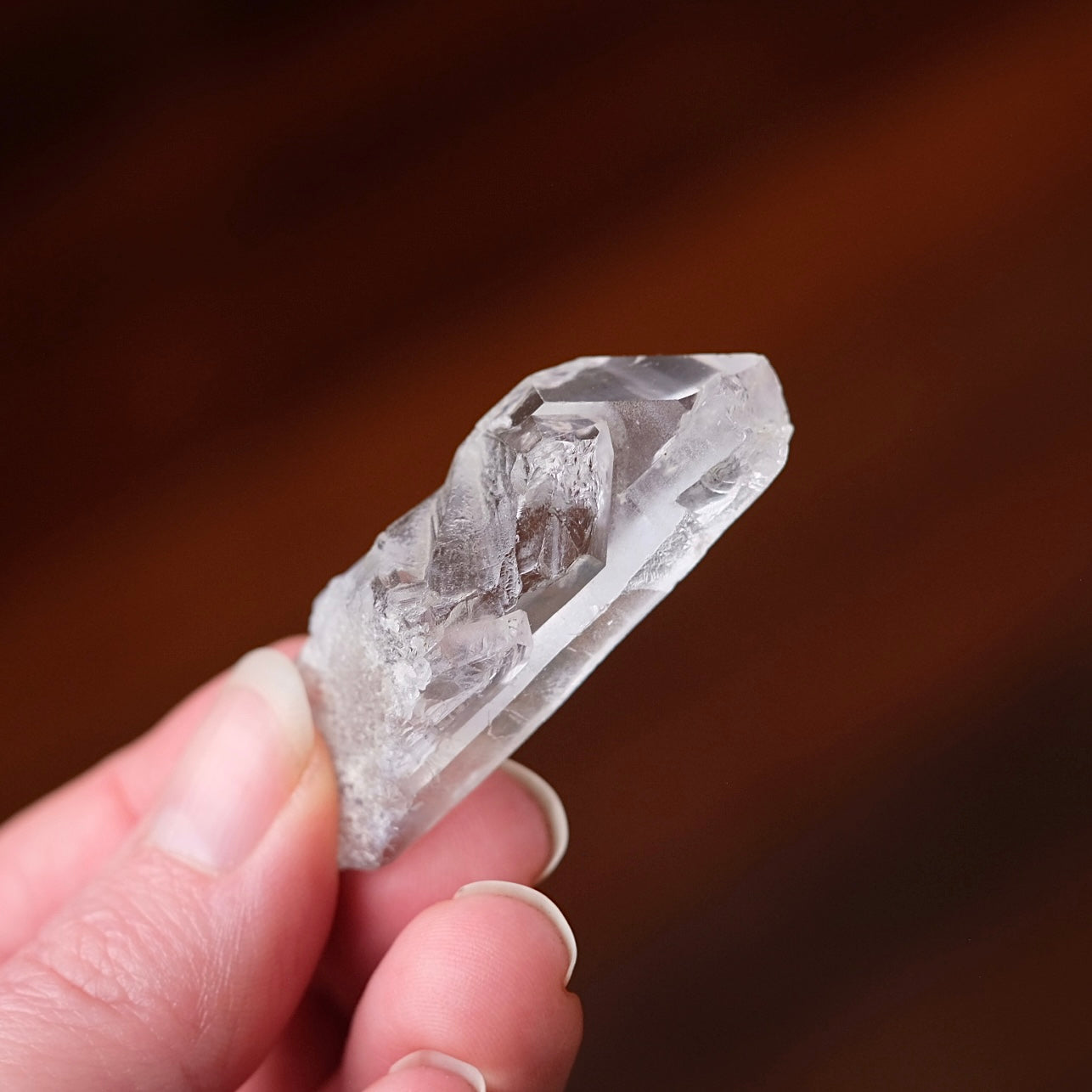 Dumortierite in Quartz Specimen | Quartz Crystal Point