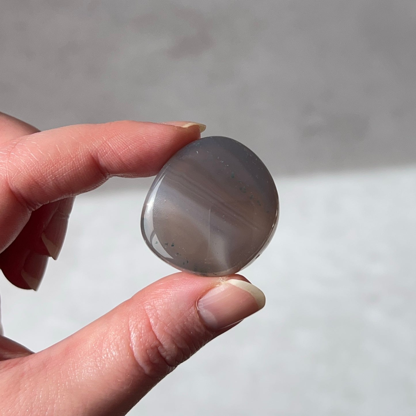 Agate Pocket Stone | Quartz + Agate Crystal Tumble