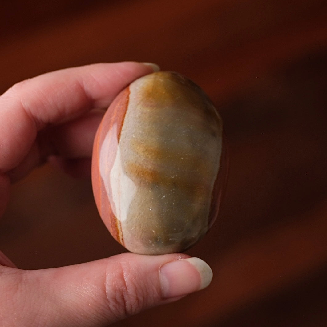 Polychrome Jasper Palm | Jasper Crystal Palmstone