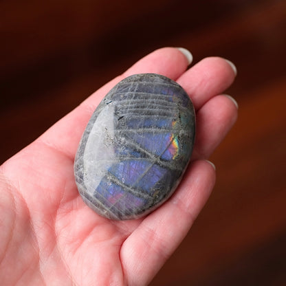 Purple Labradorite Palm | Labradorite Crystal Palm